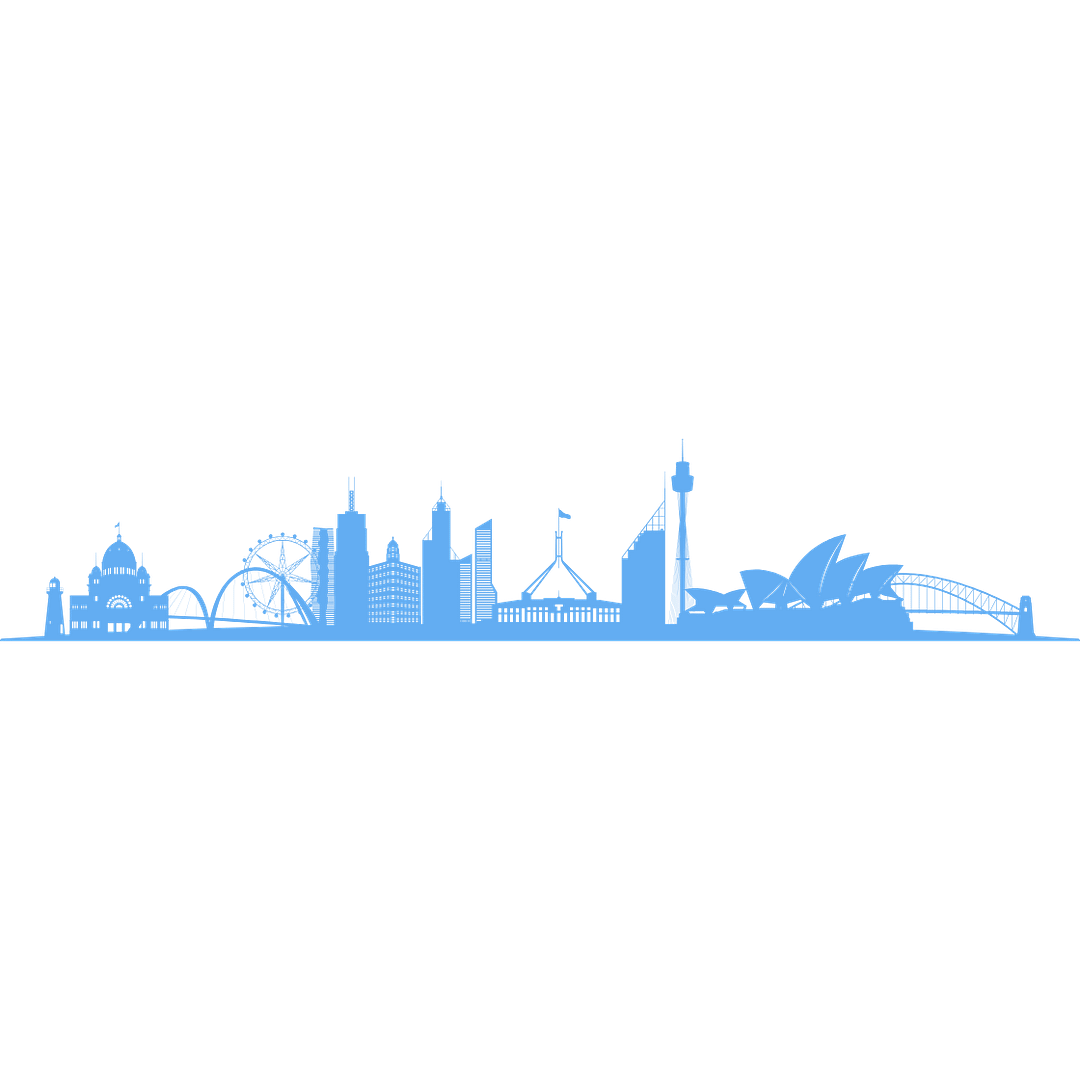 Drawing of Australian Landmarks